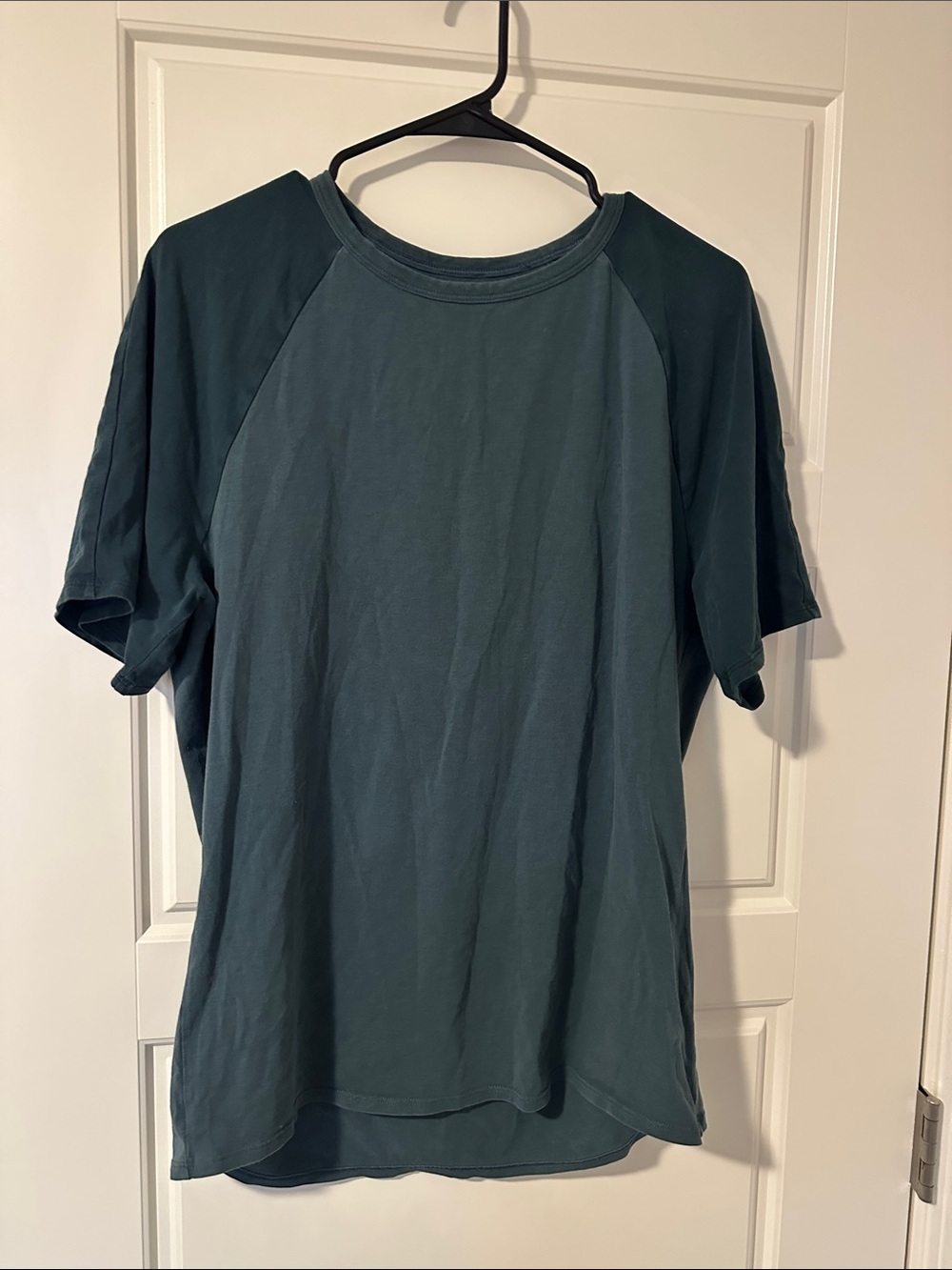 lululemon athletica Men's Teal Raglan Short-Sleeve Tee